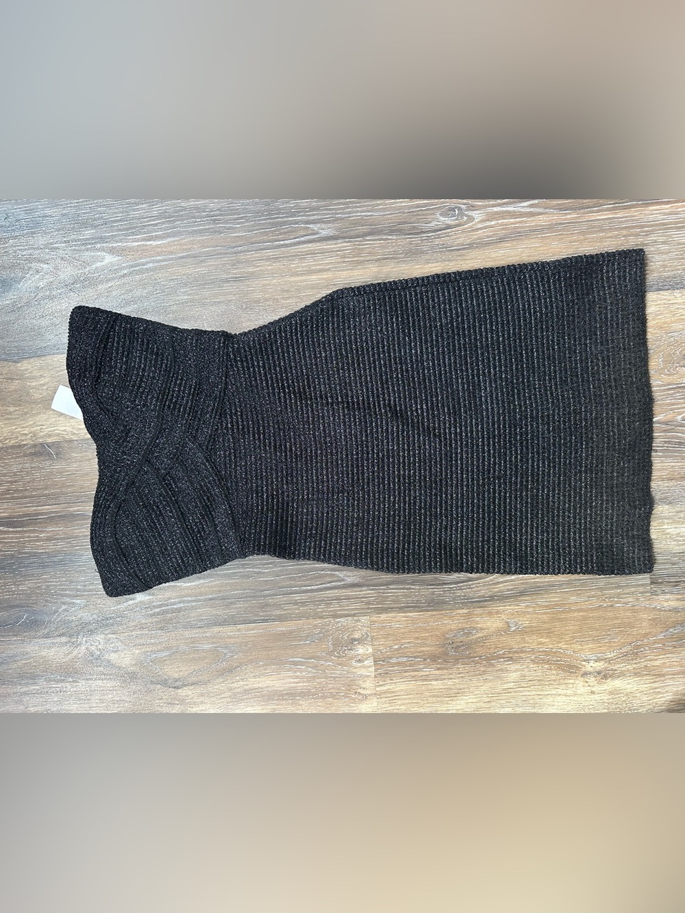 Textured Strapless Mini Bodycon dress